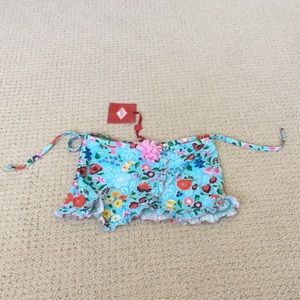 New with tag Oilily baby girl beach cover up floral skirt